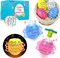 Easter Eggs Basket Stuffers Toys Gifts for Toddler Boys Girls, 4 Pack Light up Spinning Tops with Music, Non Candy Easter Egg Hunt